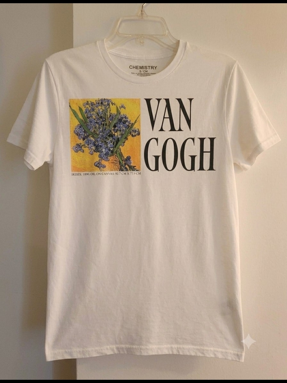 Chemistry White Van Gogh Floral Graphic Tee